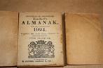 Provinciale Groninger hazelhoff's Almanak - 1924 !!, Ophalen of Verzenden, Gelezen