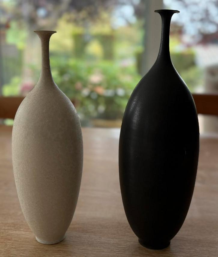 Set van 2 vazen unica! Hein Severijns, Antiek en Kunst, Kunst | Designobjecten, Ophalen of Verzenden