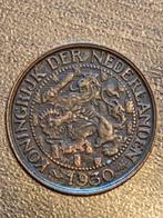1 Cent 1930 - Koningin Wilhelmina, Postzegels en Munten, Munten | Nederland, Ophalen of Verzenden