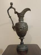 antieke kan van tin ? brons?, Antiek en Kunst, Ophalen of Verzenden