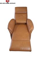 Sta Op Stoel Easysit Karamelbruin Leder, Minder dan 50 cm, Minder dan 75 cm, Leer, Ophalen of Verzenden