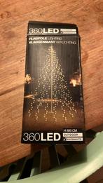 Kerstboom vlaggemast verlichting 8 m warm white, Tuin en Terras, Buitenverlichting, Kunststof, Minder dan 50 watt, Ophalen of Verzenden