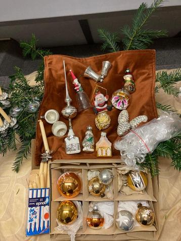 29 st nostalgische, antieke, vintage kerstversiering beschikbaar voor biedingen