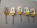 5 Speldjes Blue Band 1965, Verzamelen, Speldjes, Pins en Buttons, Ophalen of Verzenden, Zo goed als nieuw, Merk, Speldje of Pin
