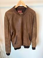 Bruine leren Herenjas Wilson Leather maat L, Kleding | Heren, Ophalen of Verzenden, Gedragen, Maat 52/54 (L), Bruin