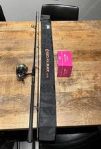 Zeck All Black 2.40m 30-80 gram & Daiwa Fuego 4000-CP, Ophalen of Verzenden, Zo goed als nieuw, Werphengel