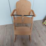 Houten meegroei kinderstoel, Kinderen en Baby's, Kinderstoelen, Ophalen, Zo goed als nieuw, Meegroeistoel, Afneembaar eetblad