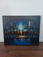 Schilderij met skyline, Antiek en Kunst, Ophalen