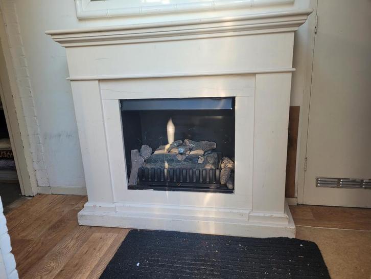 Sier openhaard , electrisch, wit 120cm breed, Huis en Inrichting, Haarden, Ophalen