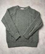 Bijna nieuwe warme ierse visserstrui Aran trui Maat 40, Kleding | Dames, Truien en Vesten, Maat 38/40 (M), Zo goed als nieuw, Groen