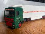 Schaal model vrachtwagen + trailer, Hobby en Vrije tijd, Modelauto's | 1:50, Ophalen of Verzenden, Zo goed als nieuw, Bus of Vrachtwagen