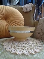 Brocante Franse Spoelkom Zilveren Rand ** Mimosa **, Antiek en Kunst, Antiek | Servies los, Ophalen of Verzenden