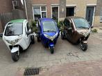 Blauwe luxe overdekte scooter met airco verwarming radio, Diversen, Ophalen, 46 km of meer, Overige merken, 16 km/u of meer