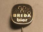 Metalen DRIE HOEFIJZERS BREDA BIER Speld (Metaalkleur)., Verzenden, Zo goed als nieuw, Merk, Speldje of Pin