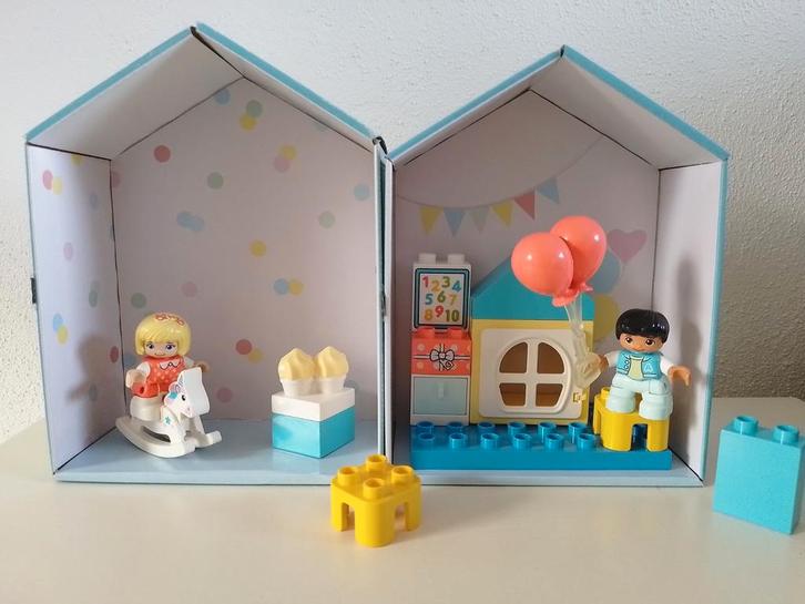 Duplo 10925 Speelkamer / klein poppenhuis, Kinderen en Baby's, Speelgoed | Duplo en Lego, Zo goed als nieuw, Duplo, Complete set