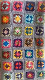 Wollen deken met kleurrijk bloemen patroon hoge kwaliteit, Huis en Inrichting, Ophalen of Verzenden, Zo goed als nieuw