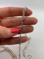V830 Prachtige zilveren ketting 75 cm lang, Ophalen of Verzenden, X, Zilver, Zilver