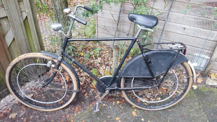 Gazelle Fiets 1940-1950, Origineel, Fietsen en Brommers, Fietsen | Oldtimers, 59 cm of meer, Ophalen of Verzenden