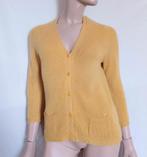 PETER HAHN CASHMERE Vest , Maat 36 - 38, Verzenden, Zo goed als nieuw, Maat 36 (S), Geel