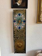 Emaille klok Studio Cellini Italy zon sixties vintage italie, Ophalen of Verzenden, Huis en Inrichting