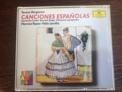 ( Teresa Berganza - Canciones Españolas - Spaanse Liederen, Cd's en Dvd's, Cd's | Wereldmuziek, Zo goed als nieuw, Ophalen of Verzenden