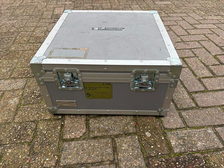 Grijze Flightcase - Kist voor Kabels, Licht & Geluid, Muziek en Instrumenten, Behuizingen en Koffers, Gebruikt, Speaker of Versterker