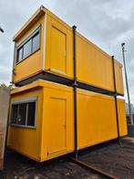 Kantoorunit/ schaftkeet met toilet 8 x 3, Zakelijke goederen, Machines en Bouw | Keten en Containers, Ophalen