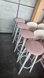 Krukken/barkruk pink/grey ACTIE, Ophalen, 5 krukken of meer, 60 tot 90 cm, Zo goed als nieuw