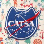 CATSA NASA kat patch badge applicatie embleem, Hobby en Vrije tijd, Kledingapplicaties en Hotfix, Verzenden, Nieuw, Overige applicaties