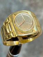 14k Gouden Mercedes Ring, Sieraden, Tassen en Uiterlijk, 20 of groter, Heer, Nieuw, Ophalen of Verzenden