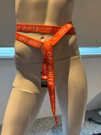 Off-white lange riem met logo, Kleding | Dames, Riemen en Ceinturen, Overige kleuren, 3 tot 5 cm, Tailleriem, Ophalen of Verzenden