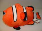 TCC OCEAN BUDDIES VIS NEMO VELOURS ORANJE MET 3 WITTE, Verzenden, Nieuw, Overige typen