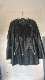 Zwart nep leren jas / colbert  van Emilia Lay. 46, Enilia Lay, Zwart, Maat 46/48 (XL) of groter, Ophalen of Verzenden