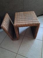 Zgan zware kwaliteit bijzet/ salontafel, Huis en Inrichting, Overige materialen, Strak, 55 tot 75 cm, Zo goed als nieuw