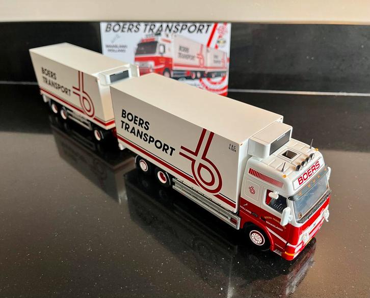 Tekno Volvo FH16 470 combi Boers, Hobby en Vrije tijd, Modelauto's | 1:50, Nieuw, Bus of Vrachtwagen, Tekno, Ophalen of Verzenden