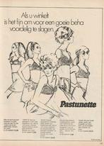 retro reclame 1967 Pastunette lingerie BH voorgevormd, Verzamelen, Verzenden, Overige typen