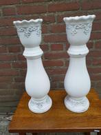 Kandelaars brocante 2x, Huis en Inrichting, Woonaccessoires | Overige, Ophalen of Verzenden, 'T Olde Gre-j, Info@toldegrej.nl