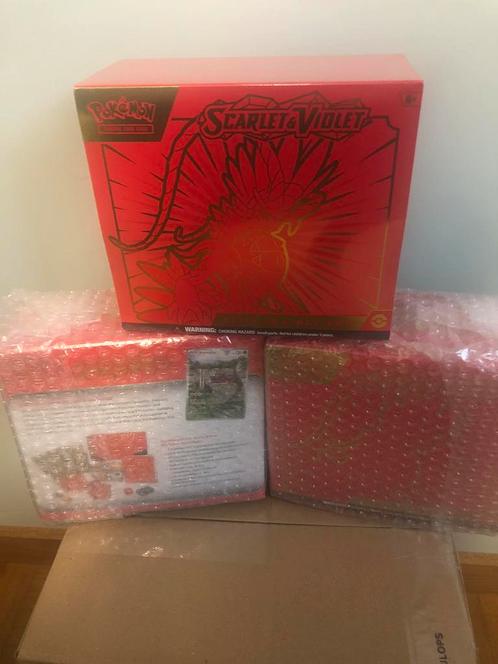 Scarlet & Violet Miraidon Elite Trainer Box  [SEALED], Hobby en Vrije tijd, Verzamelkaartspellen | Pokémon, Nieuw, Foil, Ophalen of Verzenden