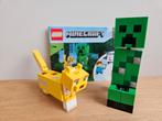 LEGO Minecraft | Creeper en Ocelot | 21156, Ophalen, Zo goed als nieuw, Complete set, Lego