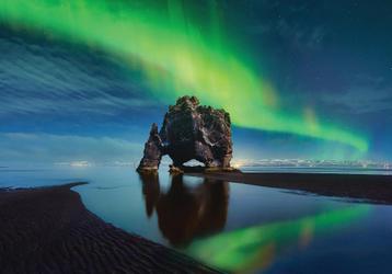 Noorderlicht fotobehang, Aurora Borealis, *Fotobehang4you beschikbaar voor biedingen