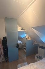 Blauwe Ikea kledingkast Platsa, Huis en Inrichting, Kasten | Kledingkasten, Ophalen, Zo goed als nieuw, 50 tot 75 cm, 200 cm of meer