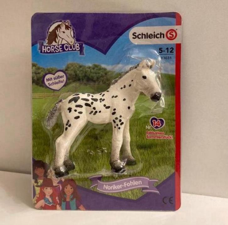 Schleich Noriker veulen ~ Horse Club 83031, Verzamelen, Dierenverzamelingen, Zo goed als nieuw, Beeldje of Figuurtje, Paard, Ophalen of Verzenden