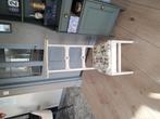 Brocante bidstoeltje, Huis en Inrichting, Ophalen of Verzenden, Zo goed als nieuw, Wit, Eén