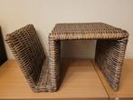Rotan lectuurbak - bijzettafel - Krantenbak - salontafel, Ophalen of Verzenden, Zo goed als nieuw