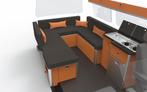 Rondzit/bed VW Transporter met keukenunit (extra breed bed), Ophalen, Hoefakker 3, Veen, Info@termeercampers.nl, Nieuw