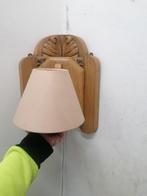 ** Hoeklamp hout kwaliteit 36 cm hoog uitwerkingen, Ophalen of Verzenden, Zo goed als nieuw, Hout