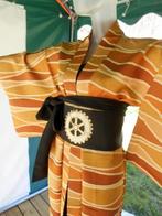 Japanse kimono natuurlijke zijde quilt haori patchwork, Verzenden