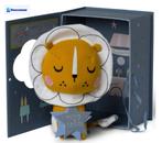 Picca Loulou Lion Louie in gift box - Geel - 18 cm - 7", Kinderen en Baby's, Speelgoed | Knuffels en Pluche, Nieuw, Overige typen