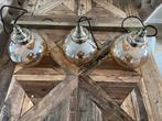 Hanglamp glazen bollen Eric kuster stijl, Huis en Inrichting, Lampen | Hanglampen, Zo goed als nieuw, Ophalen, 75 cm of meer