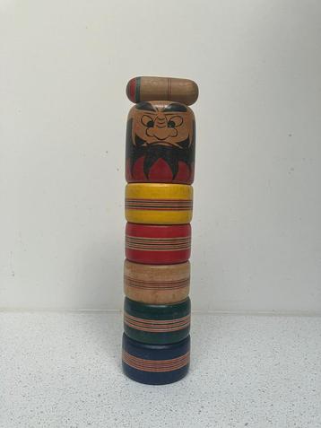 Fantastische vintage Japanse Daruma Otoshi set beschikbaar voor biedingen